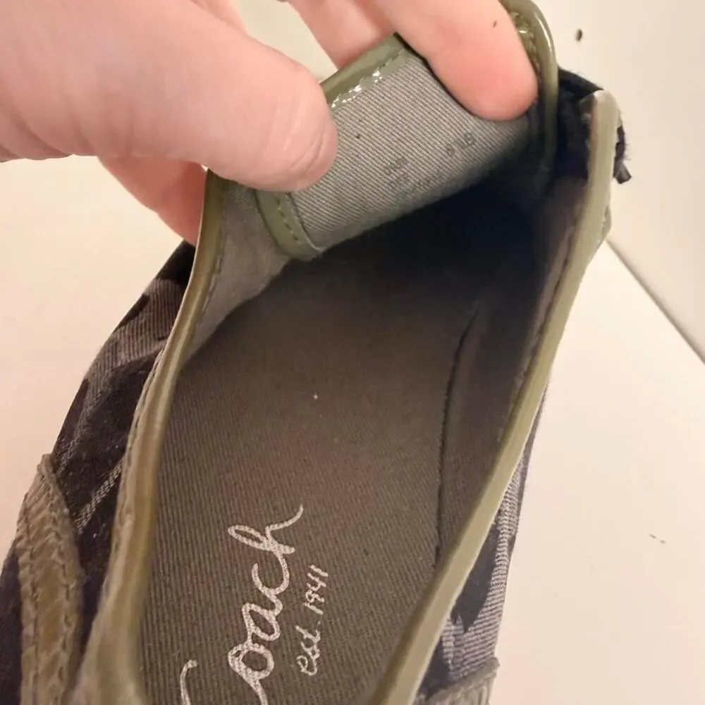 Coach black moss sneakers